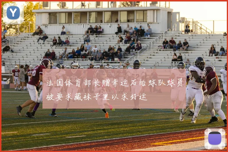 法国体育部长赠幸运石给球队球员被要求藏袜子里以求好运